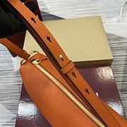 Kitlife Gucci Half Horsebit Medium Shoulder Bag Orange 860787 31.5x17x12cm  - 2