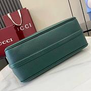 Kitlife Gucci Half Horsebit Medium Shoulder Bag Green 860787 31.5x17x12cm - 4