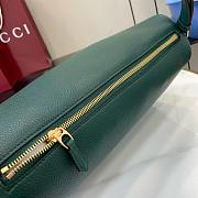 Kitlife Gucci Half Horsebit Medium Shoulder Bag Green 860787 31.5x17x12cm - 2