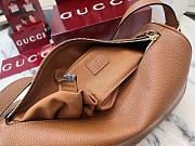 Kitlife Gucci Half Horsebit Medium Shoulder Bag Brown 860787 31.5x17x12cm - 6