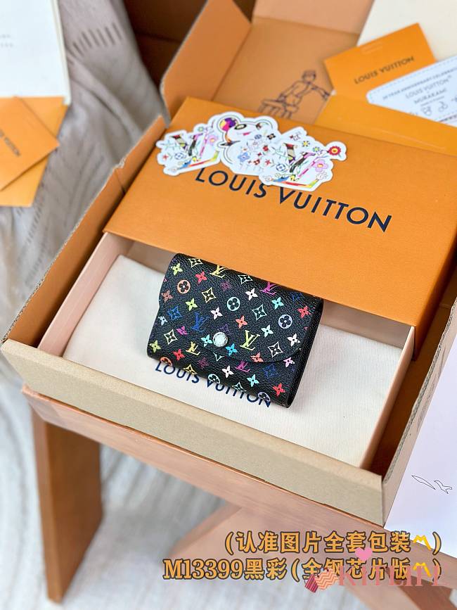 kitlife Louis Vuitton Rosalie Coin Purse  Black  M13399 11x8x2.5cm - 1