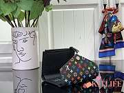 Kitlife Louis Vuitton x TM Victorine Wallet Black Multicolor M28387 12x9.5x2.5cm - 6