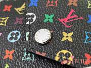 Kitlife Louis Vuitton x TM Victorine Wallet Black Multicolor M28387 12x9.5x2.5cm - 4
