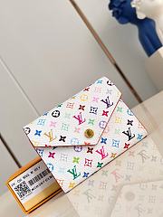 Kitlife Louis Vuitton x TM Victorine Wallet White Multicolor M28387 12x9.5x2.5cm  - 1