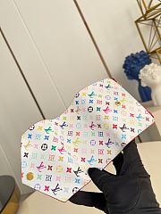 Kitlife Louis Vuitton x TM Victorine Wallet White Multicolor M28387 12x9.5x2.5cm  - 6