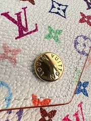 Kitlife Louis Vuitton x TM Victorine Wallet White Multicolor M28387 12x9.5x2.5cm  - 2