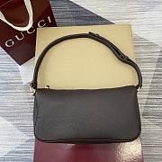 Kitlife Gucci Half Horsebit Medium Shoulder Bag Dark Brown 860787 31.5x17x12cm - 1