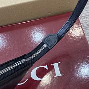 Kitlife Gucci Lunetta Crossbody Bag Black Soft Leather 863406 22.5x12.5x3.5cm - 5