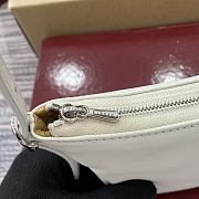 Kitlife Gucci Lunetta Crossbody Bag White Soft Leather 863406 22.5x12.5x3.5cm - 6