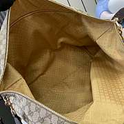 Kitlife Gucci Brera Large Crossbody Bag Beige GG Canvas 864485 46x29x20.5cm  - 3
