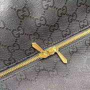 Kitlife Gucci Brera Large Crossbody Bag Black GG Canvas 864485 46x29x20.5cm  - 2