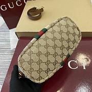 Kitlife Gucci Vanity Mini Bag Beige & Brown GG Canvas 861775 19x10x9cm - 3