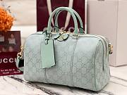 Kitlife Gucci Ophidia Medium Boston Bag Blue GG Canvas 857595 30x16x20cm - 5