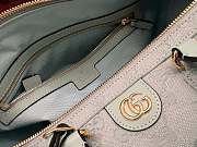 Kitlife Gucci Ophidia Medium Boston Bag Blue GG Canvas 857595 30x16x20cm - 4