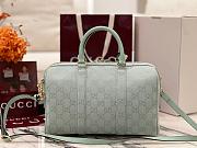 Kitlife Gucci Ophidia Medium Boston Bag Blue GG Canvas 857595 30x16x20cm - 3