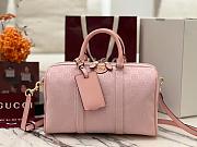 Kitlife Gucci Ophidia Medium Boston Bag Pink GG Canvas 857595 30x16x20cm - 1