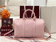 Kitlife Gucci Ophidia Medium Boston Bag Pink GG Canvas 857595 30x16x20cm - 3