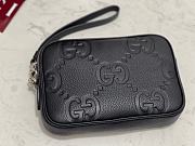 Kitlife Gucci Men Small Jumbo GG Pouch Black 802148 24x15.5x5cm - 6