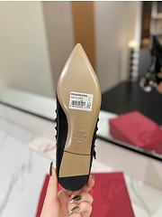 Kitlife Valentino Garavani Rockstud Black Patent Leather Ballet Flats - 2