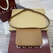 Kitlife Gucci Siena Small Shoulder Bag Brown Leather 846705 22.5x14x8cm  - 5