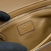 Kitlife Gucci Siena Small Shoulder Bag Brown Leather 846705 22.5x14x8cm  - 3