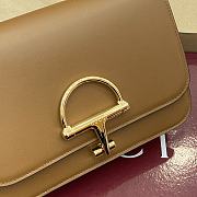 Kitlife Gucci Siena Small Shoulder Bag Brown Leather 846705 22.5x14x8cm  - 2