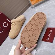 Kitlife Gucci Women's Mule With Horsebit Beige GG Suede - 2