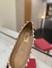 Kitlife Valentino Garavani Black Patent Rockstud Ballet Flats  - 6