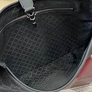 Kitlife Gucci Jackie 1961 Medium Shoulder Bag Black GG Canvas 863136 31.5x22x4.5cm - 3