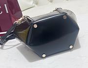 Kitlife Gucci Mini Bamboo Top Handle Tote Bag Black 805832 27×14×11.5cm - 4