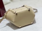 Kitlife Gucci Mini Bamboo Top Handle Tote Bag Cream 805832 27×14×11.5cm  - 6