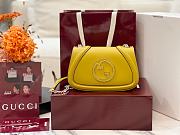 Kitlife Gucci Blondie Mini Shoulder Bag Yellow Leather 815700 21.5x11x8cm - 1