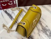Kitlife Gucci Blondie Mini Shoulder Bag Yellow Leather 815700 21.5x11x8cm - 5