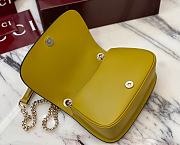 Kitlife Gucci Blondie Mini Shoulder Bag Yellow Leather 815700 21.5x11x8cm - 4