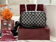 Kitlife Gucci Ophidia Small Crossbody Bag Black 839155 24x15x4cm - 1