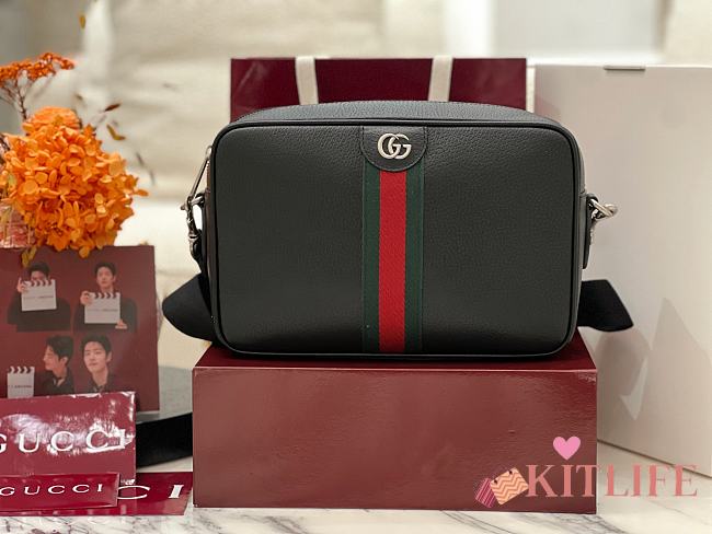 Kitlife Gucci Ophidia Medium Crossbody Bag Black 834468 28.5x18×7.5cm  - 1