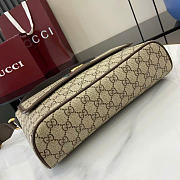Kitlife Gucci Ophidia Medium Messenger Bag Beige And Dark Brown Fabric 834467 29.5×20×8cm  - 3