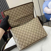 Kitlife Gucci Ophidia Medium Messenger Bag Beige And Dark Brown Fabric 834467 29.5×20×8cm  - 6