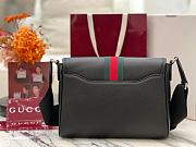 Kitlife Gucci Ophidia Medium Messenger Bag Black Soft Leather 834467 29.5×20×8cm  - 2