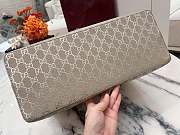 Kitlife Gucci GG Emblem Large Tote Bag Beige & Silver 815213 38×25×15cm - 6