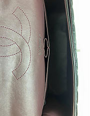 Kitlife Chanel Maxi Classic Flap Bag Black Silver Hardware 33x22x10cm - 2