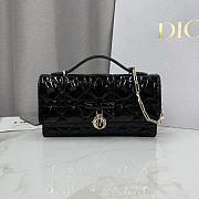 Kitlife Dior My Dior Mini Bag Black Cannage Patent Leather 21x11.5x4.5cm - 1