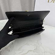 Kitlife Dior My Dior Mini Bag Black Cannage Patent Leather 21x11.5x4.5cm - 5