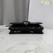 Kitlife Dior My Dior Mini Bag Black Cannage Patent Leather 21x11.5x4.5cm - 4