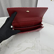 Kitlife Dior My Dior Mini Bag Red Cannage Patent Leather 21x11.5x4.5cm  - 6