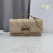 Kitlife Dior My Dior Mini Bag Two-Tone Trench and Biscuit Cannage Lambskin 21x11.5x4.5cm - 1