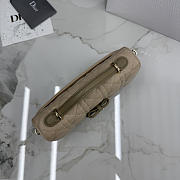 Kitlife Dior My Dior Mini Bag Two-Tone Trench and Biscuit Cannage Lambskin 21x11.5x4.5cm - 6