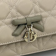 Kitlife Dior My Dior Mini Bag Two-Tone Trench and Biscuit Cannage Lambskin 21x11.5x4.5cm - 2