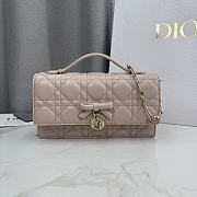 Kitlife Dior My Dior Mini Bag Light Pink Cannage Leather 21x11.5x4.5cm - 1