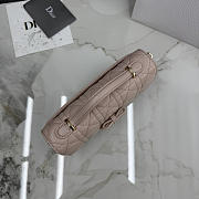 Kitlife Dior My Dior Mini Bag Light Pink Cannage Leather 21x11.5x4.5cm - 6